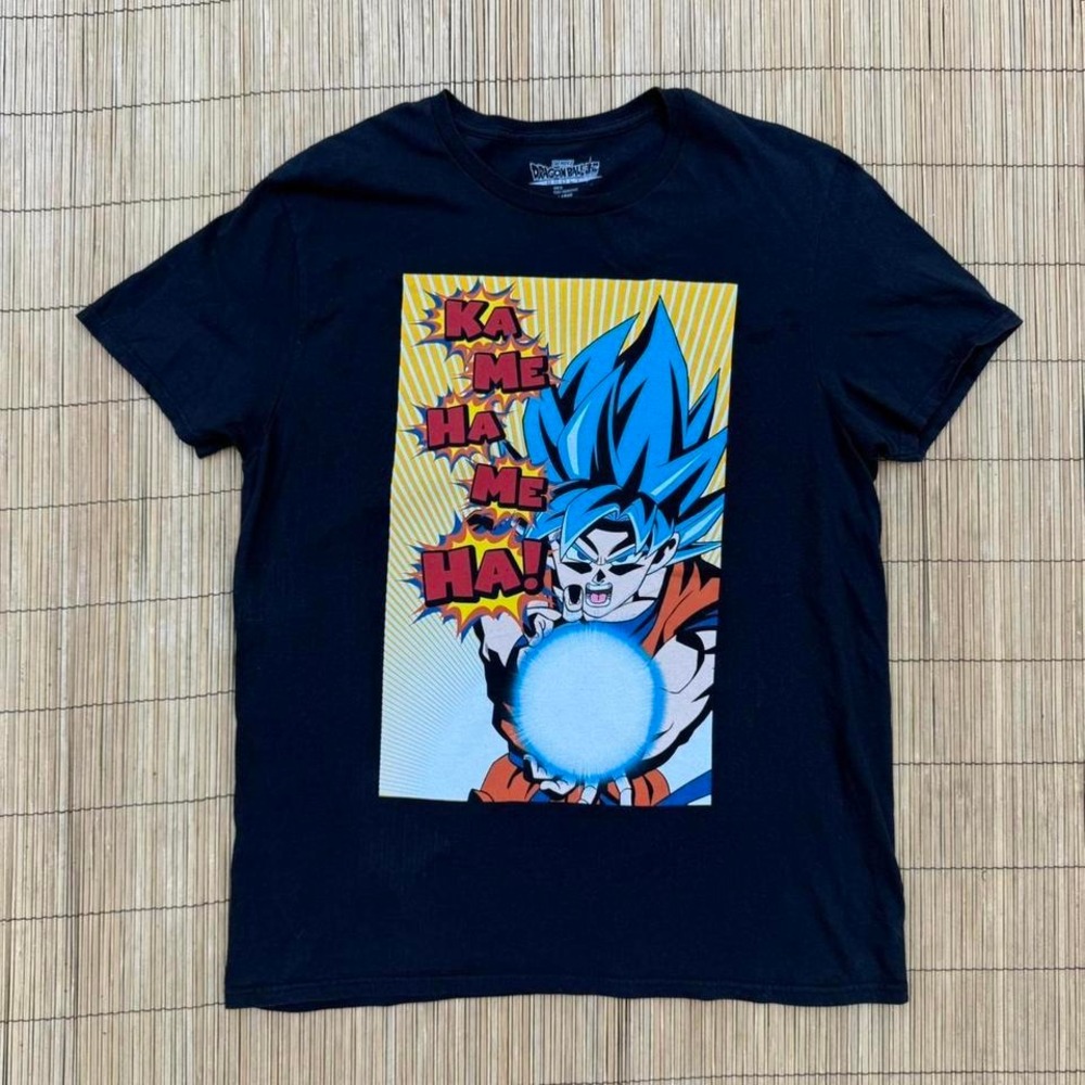 Dragon Ball Super Kamehameha‎ Licensed Comic Tshirt Mens Size Large Graphic Tee